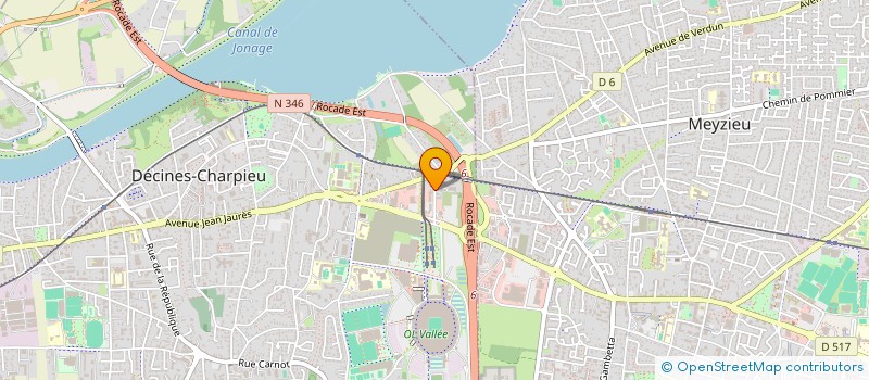 localisation de l'entreprise SCI GEME  DECINES CHARPIEU