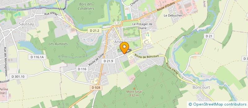 localisation de l'entreprise SCI GEMEAUX à ANET