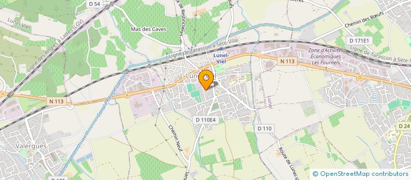 localisation de l'entreprise SCI GEMEAUX IMMOBILIER  LUNEL-VIEL