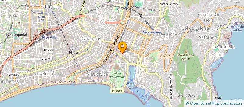 localisation de l'entreprise SCI GEMELLI  NICE