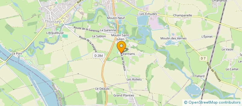 localisation de l'entreprise SCI GEMI  MOGNENEINS