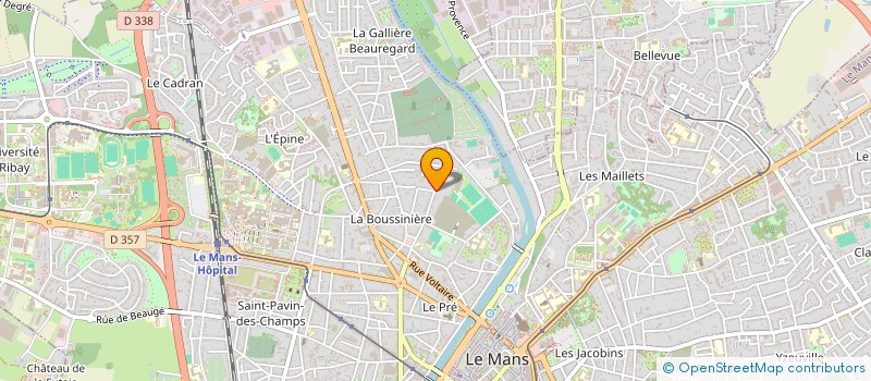 localisation de l'entreprise SCI GEMICARE  LE MANS