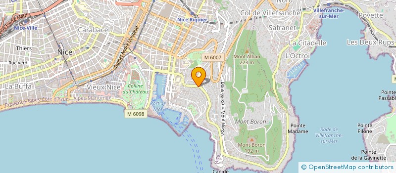localisation de l'entreprise SCI GEMINI à NICE