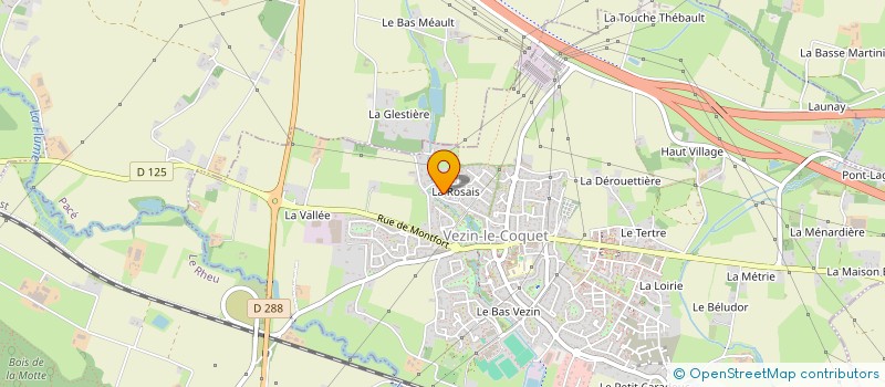 localisation de l'entreprise SCI GEMINI  VEZIN-LE-COQUET