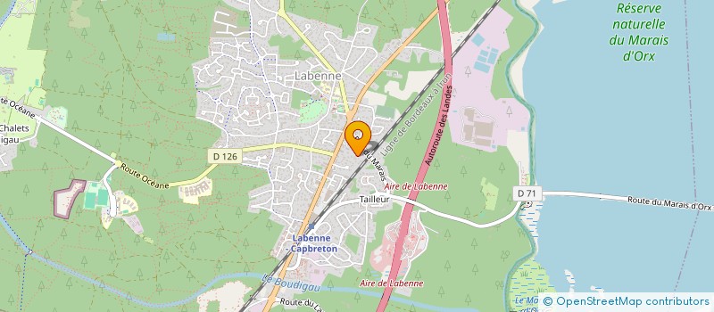 localisation de l'entreprise SCI GEMINI  LABENNE