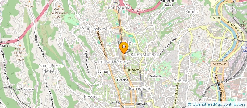 localisation de l'entreprise SCI GEMINI à NICE