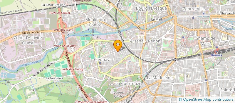 localisation de l'entreprise SCI GEMINI PARK  RENNES