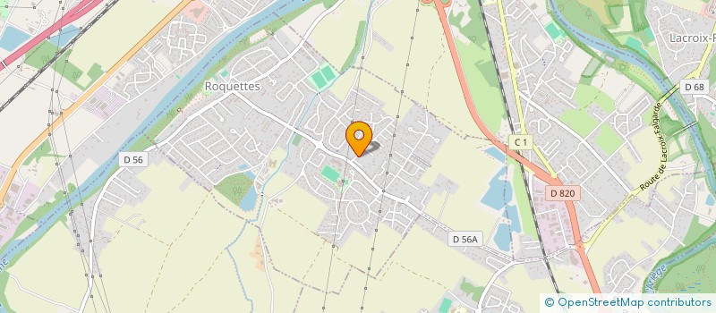 localisation de l'entreprise SCI GEMINIANO à ROQUETTES
