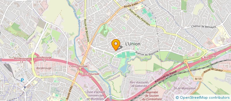localisation de l'entreprise SCI GEMINILOR à L'UNION