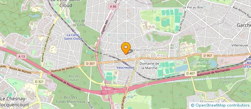 localisation de l'entreprise SCI GEMINY 2003 à VAUCRESSON