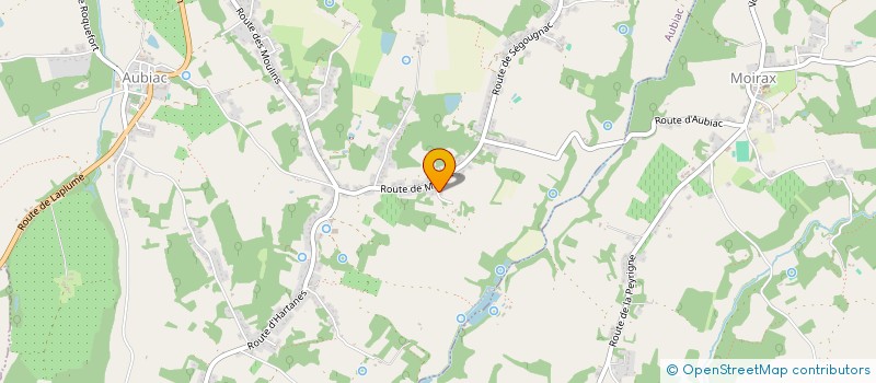 localisation de l'entreprise SCI GEMM  AUBIAC