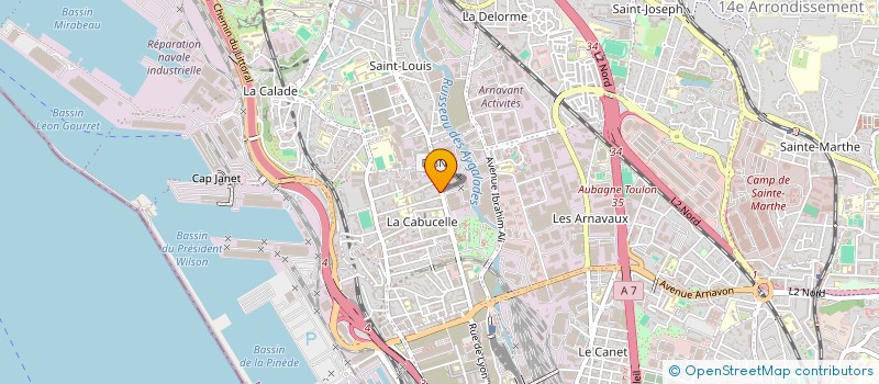 localisation de l'entreprise SCI GEMMA à MARSEILLE