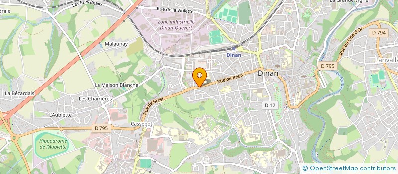 localisation de l'entreprise SCI GEMME  DINAN