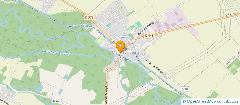 localisation de l'entreprise SCI GEMMEE  MERY-SUR-SEINE