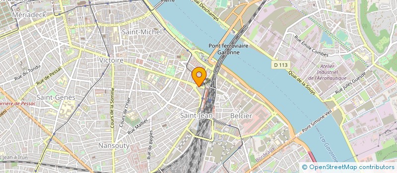 localisation de l'entreprise SCI GEMO  BORDEAUX