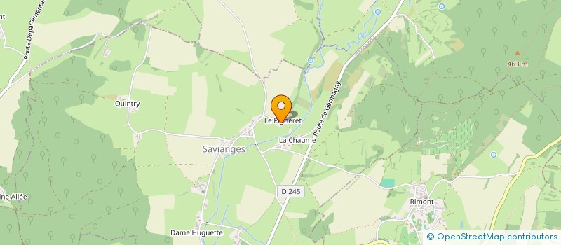 localisation de l'entreprise SCI GEMO  SAVIANGES