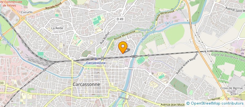 localisation de l'entreprise SCI GEMO à CARCASSONNE