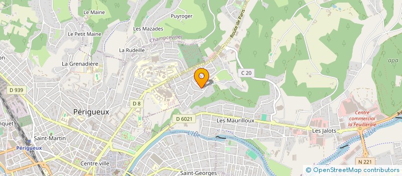 localisation de l'entreprise SCI GEMO  TRELISSAC