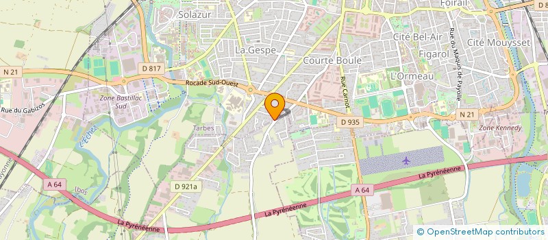 localisation de l'entreprise SCI GEMO à TARBES
