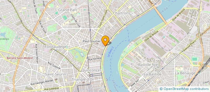 localisation de l'entreprise SCI GEMON CHARTRONS  BORDEAUX