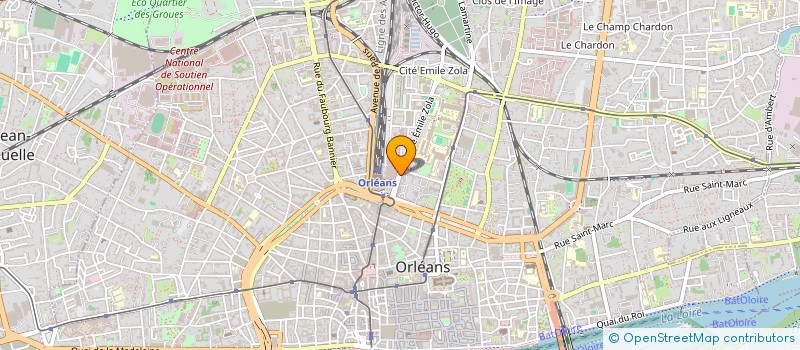 localisation de l'entreprise SCI GEMOUSS à ORLEANS