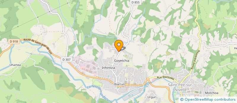 localisation de l'entreprise SCI GEMY  ASCAIN