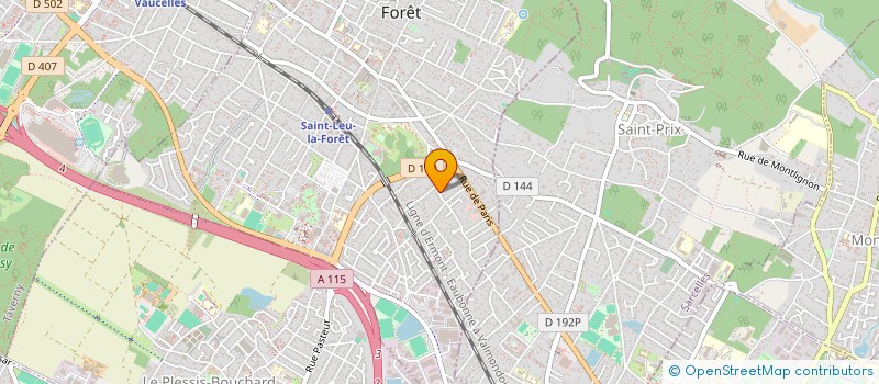 localisation de l'entreprise SCI GEN-IMMO-01  SAINT-LEU-LA-FORET