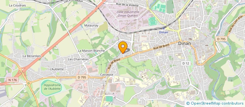 localisation de l'entreprise SCI GENA  DINAN