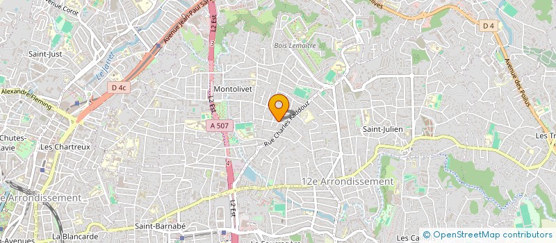 localisation de l'entreprise SCI GENA à MARSEILLE