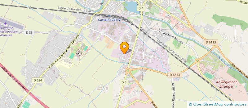 localisation de l'entreprise SCI GENAHO  CASTELNAUDARY