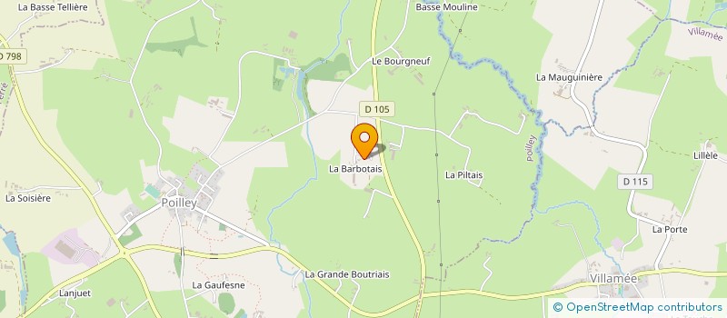 localisation de l'entreprise SCI GENAIS  POILLEY