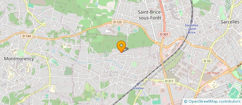 localisation de l'entreprise SCI GENAIS CAVAILLE  GROSLAY