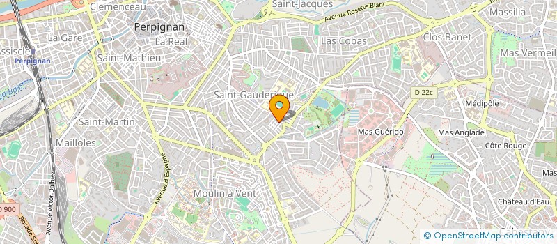 localisation de l'entreprise SCI GENATH  PERPIGNAN