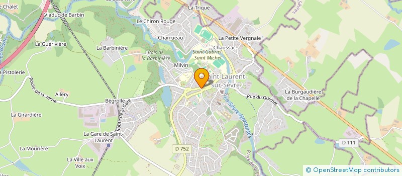 localisation de l'entreprise SCI GENAUDEAU à SAINT-LAURENT-SUR-SEVRE