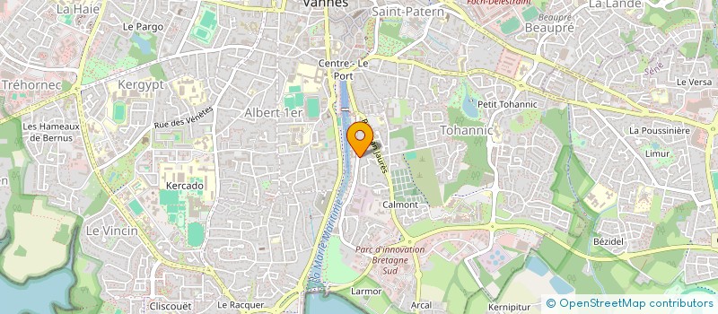 localisation de l'entreprise SCI GENAUSSIER à VANNES