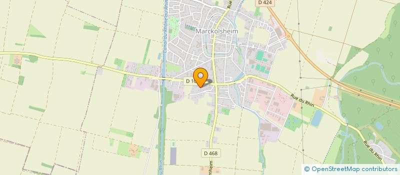 localisation de l'entreprise SCI GENCER  MARCKOLSHEIM