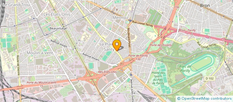 localisation de l'entreprise SCI GENCO  LYON