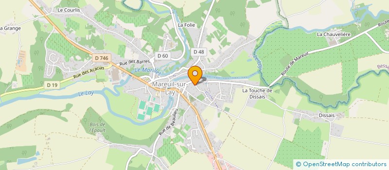 localisation de l'entreprise SCI GENDREAU  MAREUIL-SUR-LAY-DISSAIS