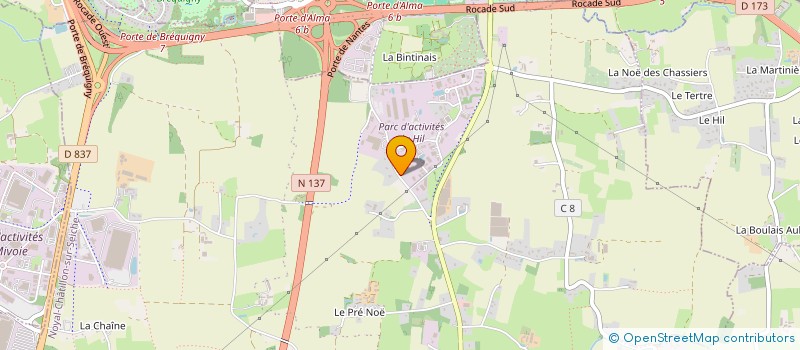 localisation de l'entreprise SCI GENDROT  NOYAL-CHATILLON-SUR-SEICHE