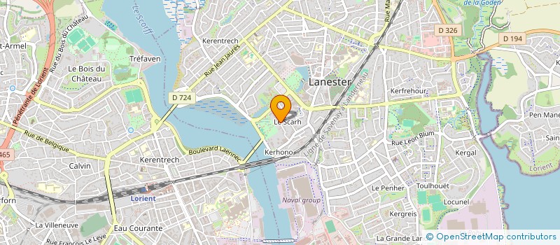 localisation de l'entreprise SCI GENDROT-MARREC  LANESTER