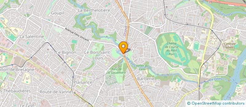 localisation de l'entreprise SCI GENDRY-DUPAS à ORVAULT