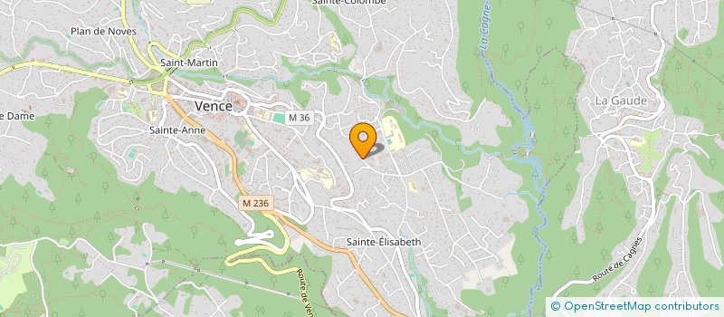 localisation de l'entreprise SCI GENEPHIL à VENCE