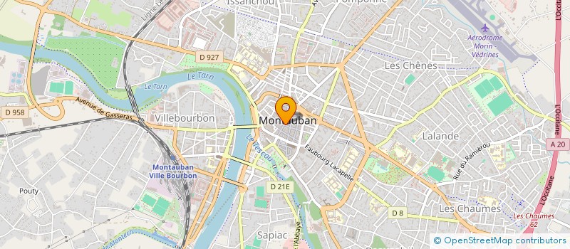 localisation de l'entreprise SCI GENEPI  MONTAUBAN