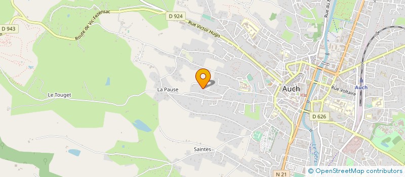 localisation de l'entreprise SCI GENEPOL  AUCH