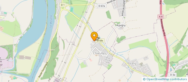 localisation de l'entreprise SCI GENEPY IMMO  CHIEULLES