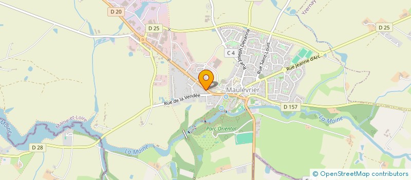 localisation de l'entreprise SCI GENERAL  MAULEVRIER