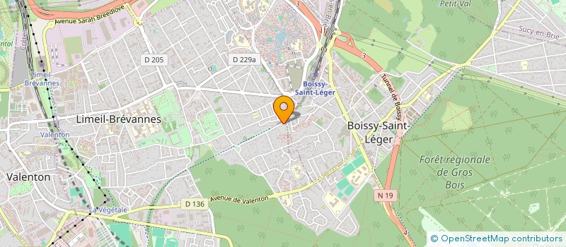 localisation de l'entreprise SCI GENERAL DE GAULLE à LIMEIL-BREVANNES