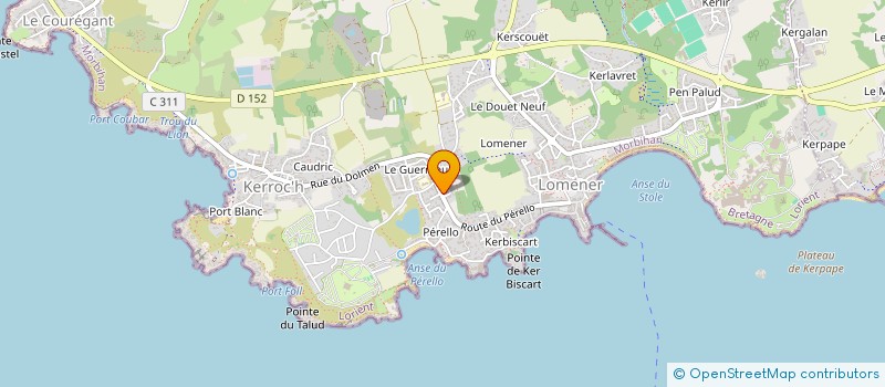 localisation de l'entreprise SCI GENERAL DUBAIL à PLOEMEUR