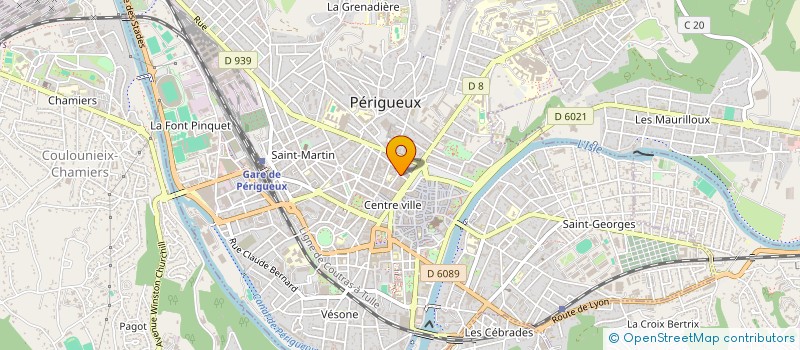 localisation de l'entreprise SCI GENERAL LECLERC à PERIGUEUX