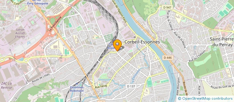 localisation de l'entreprise SCI GENERAL LECLERC à CORBEIL-ESSONNES